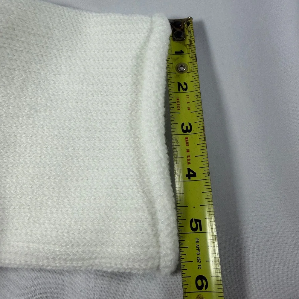 Thigh High Cable Knit Socks Womens White Balletcore Slouchy Ballet Boots Costume
